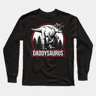 Funny Daddysurus Rex Daddy Saurus Fathers Day Gift Long Sleeve T-Shirt